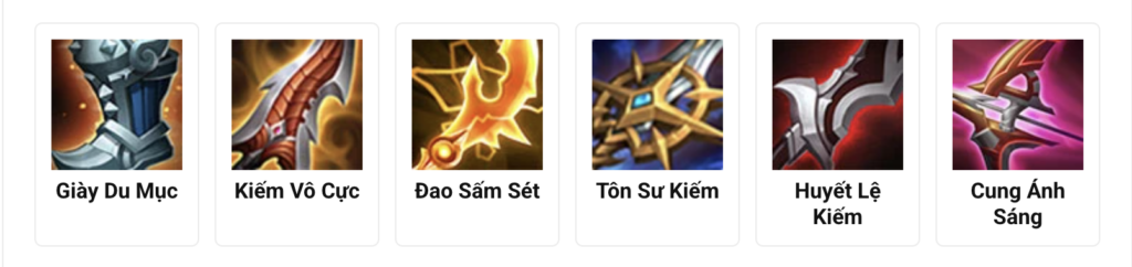 Gợi ý trang bị khác